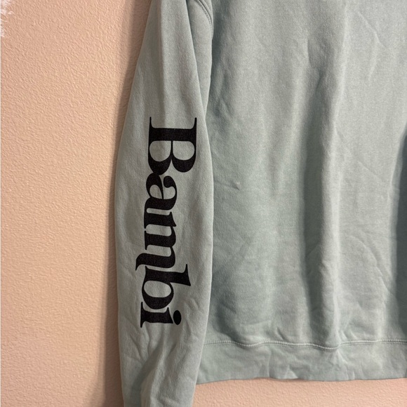 Disney Women's Green Bambi Graphic Sweater - Picture 3 of 4